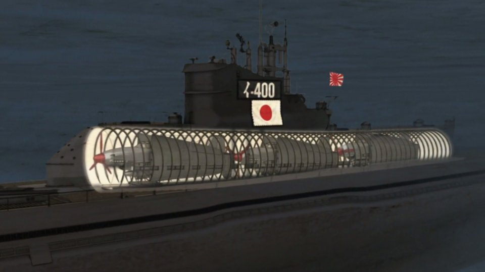 Japonská tajná zbraň - ponorka se třemi bombardéry